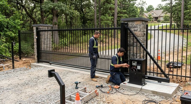 Remote Gate Installation in Naperville, IL